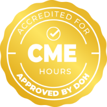 Accredited for CME hours — approved by DOH